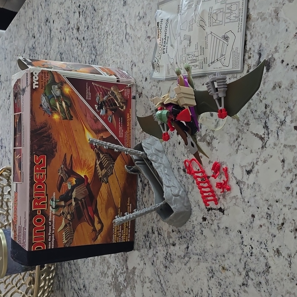 Dino Riders Vintage Toy Set Tyco RARE